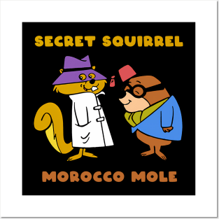 Secret Squirrel and Morocco Mole Posters and Art